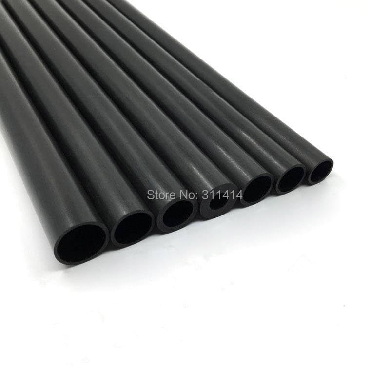 Rurka z włókna węglowego 2 mm/2,5 mm/3 mm/4 mm/5 mm/6 mm pusta do modelu latawca, samolotu zdalnie sterowanego, quadrocoptera DIY(8mmX4mm)