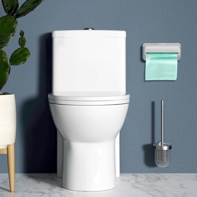 MAGICLULU 3Pcs Trash Bag Dispenser Holder Wall Mount Trash Bag Organizer Garbage Bags Dispenser for Kitchen Bathroom Toilet(Random Color)