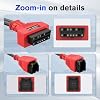 12+8 Cable for Chrysler, 12 8 Pin Connector to OBD2 Adapter 2.6ft/ 0.8M, OBDII Security Gateway Bypass Cable for FCA SGW Vehicles, for Dodge, for Ram, for Chrysler, for Fiat, Fit All Auto Scanners