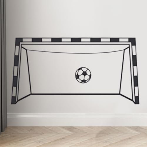 Calcomanía de pared para puerta de fútbol para renovar cuartos infantiles sin obras 3