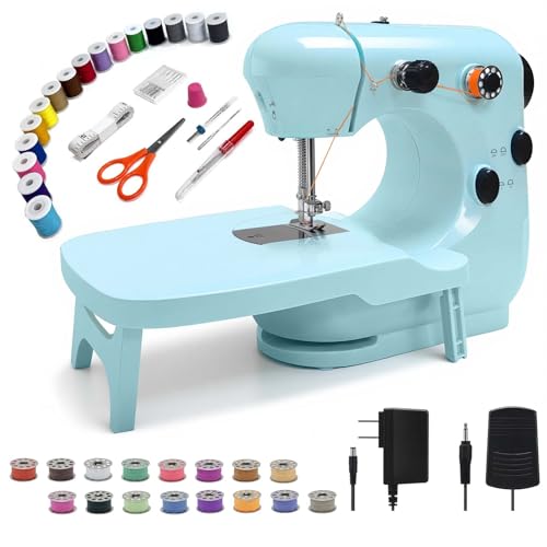 Sewing Machine Kits for Home & School | Beginner-Friendly 2-Speed Mini Machine for DIY Crafts, Household Repairs & Fun Skill-Building with Kids & Adults