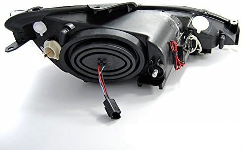 Miniatura 4 de Faros delanteros compatibles con Peugeot 206 2002 - 2006 RS-1505 lado del conductor y del pasajero, conjunto completo de faros delanteros de ojos de