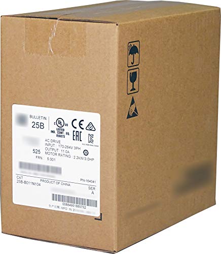 25B-B011N104 525 AC Drive, Variable, 240VAC, 3HP / 2.2kW, 11.0 Amp, Normal & Heavy Duty