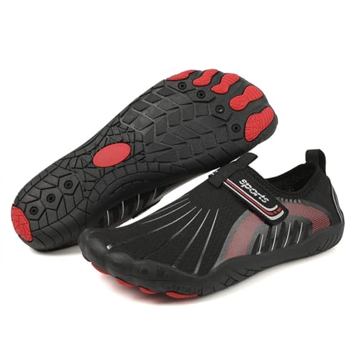 Zapatos descalzos para mujer y hombre, para uso diario, transpirables, zapatos descalzos unisex, zapatos descalzos para hombre y mujer, caja de dedo ancho, zapatos descalzos de secado rápido., Negro