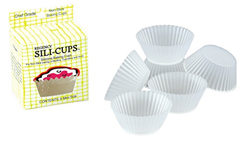 Silicups Regency Mini Silicone Baking Cups, Set Of 6 #TOP1
