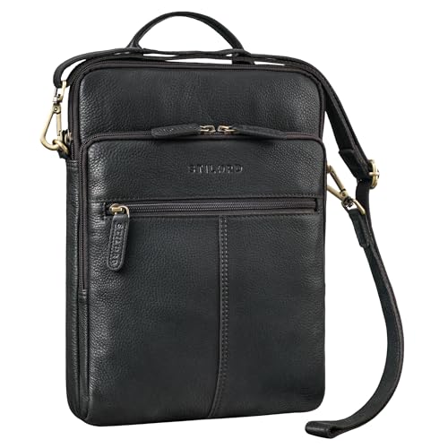 Sacoche ordi cuir STILORD Stellan sac bandoulière homme femme vintage besace A4
