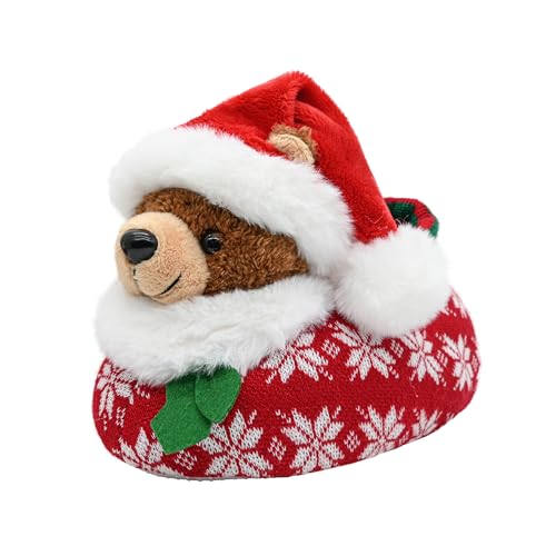 Onmygogo Kinder Tier Plüsch Warme Winter Hausschuhe Jungen...