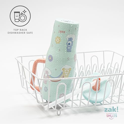 Image of Zak Designs Care Bears 30oz Spill-Proof Insulated Stainless Steel Tumbler | BPA Free, Silicone Straw, Handle, Cupholder Friendly, Dishwasher Safe, For Office, Home, Travel, Work, Gym, Fitness