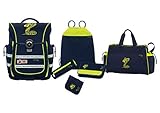 mcneill schulranzen ergo light compact flex auslaufmodelle  McNeill Ergo Light Pure Schulranzen-Set 6-TLG. Snake