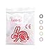 Angzhili 1000 pcs Orthodontic Rubber Bands,4.5Oz Orthodontic Elastics,Latex Free Intraoral Elastic Bands,Multi-colored (3/16