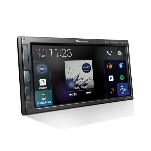 Pioneer DMH-C2550NEX Digital Multimedia Receiver with Wired Apple CarPlay and Android Auto, 6.8
