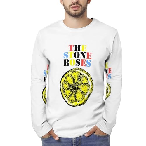 [Zofarwn] THE STONE ROSES �U�E�X�g�[���E���[�[�Y T�V���c �����Y ���� �ێ� �v�����g �_�炩�� ���K �傫���T�C�Y �g�b�v�X �l�G�Ή� 2XL