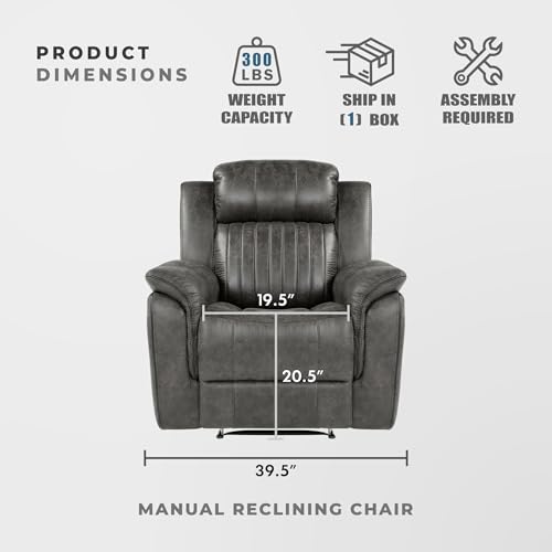 Sillón Manual Plegable Gris Marrón miniatura 4