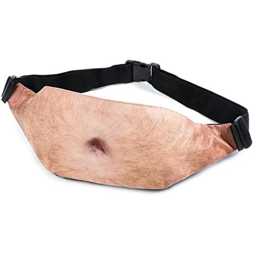 GOODS+GADGETS Bauch Gürteltasche - Bierbauch Bauchtasche wasserdichte Reißverschlusstasche Biergürtel