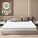 The White Stone Mattress 180 x 190 cm with Bagged Spring and Foam | Height 20 cm | Medium Rigid Self-Forming Orthopaedic | Hypoallergenic and Breathable Coating | Made in Italy