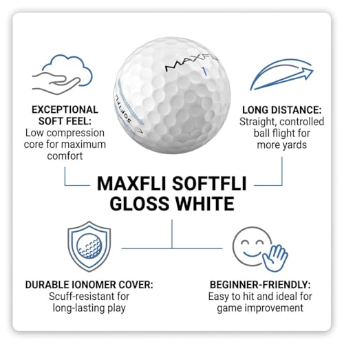 Maxfli SoftFli 36-Pack Golf Balls