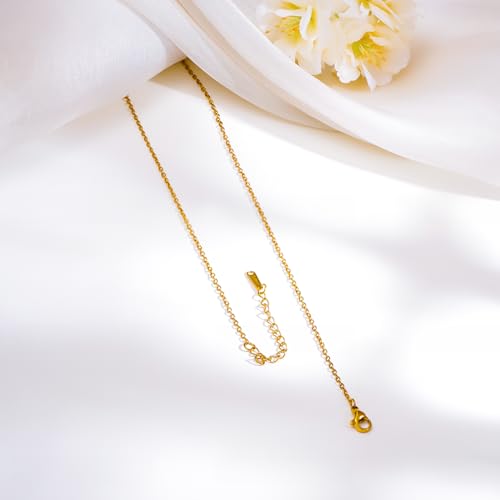 Image of Rubans Demi Fine Stainless Steel Pendant Chain Daily Gift for Women & Girls
