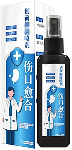 Instant Cure Consolidant Spray, Wound Healing Spray, Skin Scratches and Cuts Cleansing Wound Repair Spray,for Minor Cuts,Wounds,Scrapes,Rashes,Sunburns,and Other Skin Irritations (2Pcs)