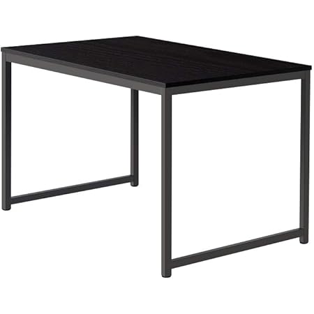 Coral Flower Soho Home Traditional Dining Table,48 inches Long, Top with Metal Frame, Black 1