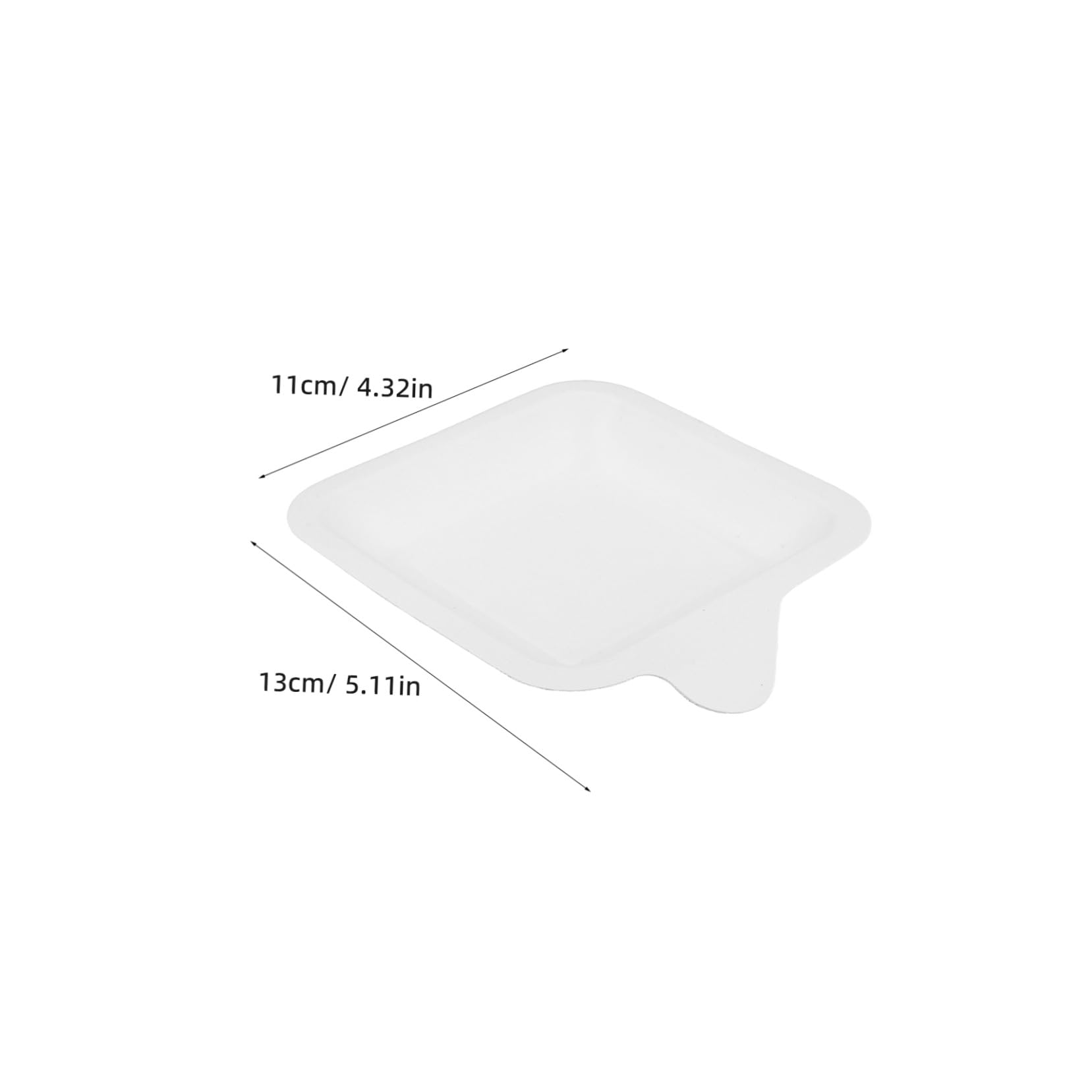Homoyoyo 100piezas Platos de Papel Cuadrados Pequeños para Postres Tartas y Cumpleaños Plato de Papel Grueso para Fiestas Cenas y Barbacoas de Postre para Eventos Especiales