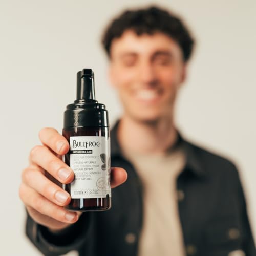 Bullfrog Espuma Control Rizos 100ml - Define los Rizos, Aporta Volumen e Hidratación - 91,7% Ingredientes Naturales - Notas Dulces y Deliciosas - Fabricado en Italia - imagen 5