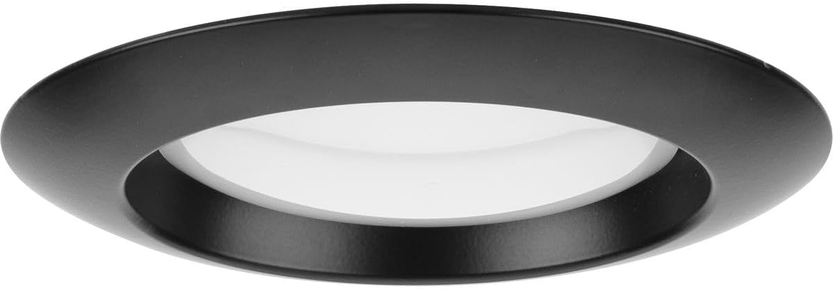 Progress Lighting Intrinsic Collection P800022-031-CS 4 in. Adjustable Eyeball 5-CCT Black Recessed Trim