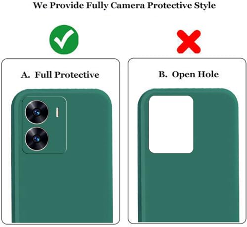 Image of A rtistque Back Cover Case for Vivo T2X / Y56 / Y16 with Camera Protection | Shockproof TPU | Stylish Protective Design | Slim Fit | Ultra Matte | Vivo T2X / Y56 / Y16 Back Cover - Green