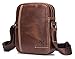 Produktbild BULLCAPTAIN Herren Leder Tasche Handgelenktasche Schultertaschen Messenger Umhängetasche Business Aktentaschen Handtaschen Rucksack Crossbody Sling Reisetasche