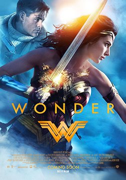 Juego de 5 tarjetas postales edición limitada película 2017 de Wonder Woman DC Comics
