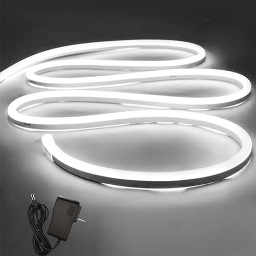 Consejos para Comprar Dormitorio los más solicitados. 49 EASYTAO Tira Led Neón 10M 1200 LED, IP65 Impermeable, Luces LED Flexible de Decoración para Adecuado TV, Salón, Dormitorio, Cuarto (Blanco Frío)