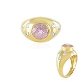 ENTDECKEN SIE DEN ZARTEN KUNZIT-SILBERRING MIT ROSAROTEM EDELSTEIN - Perfekt für stilbewusste Einsteiger, die einen eleganten Ring mit kunzit Edelstein und Silber 925 suchen.