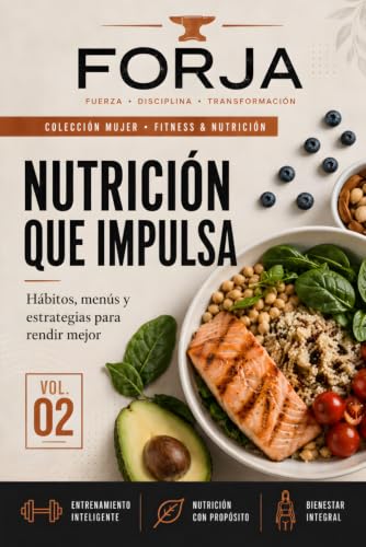 Nutrición que Impulsa: Alimentación deportiva para mujeres: ciclo menstrual, proteína, hierro y menús reales con batch cooking de supermercado en español. (FORJA Mujer)