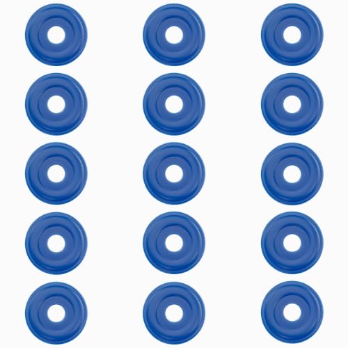 CO2 Washers for CGA-320 Regulator Fittings - Nylon CO2 O Rings Used with Kegerators, Nitrogen Tanks and More - Washers self Form to Create The Perfect Seal (15 Pack)