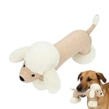 Animal préféré attrayant : les jouets en peluche pour chien ont un design adorable et une structure interne robuste, qui garantit une utilisation durable tout en offrant confort et divertissement, parfaits pour jouer ou se détendre pendant des heures à la maison.