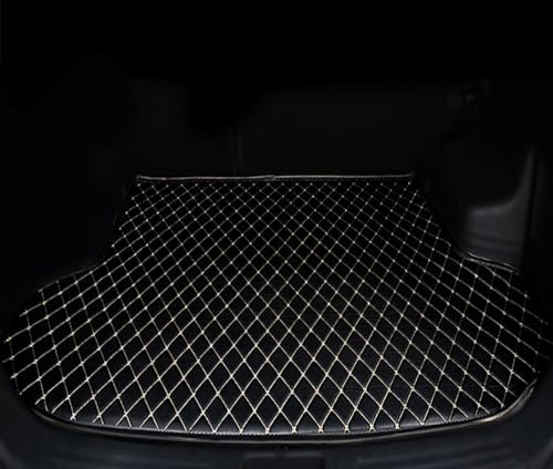 Tapis de coffre en cuir MG Navigators 2020-2023 finition luxe noir beige