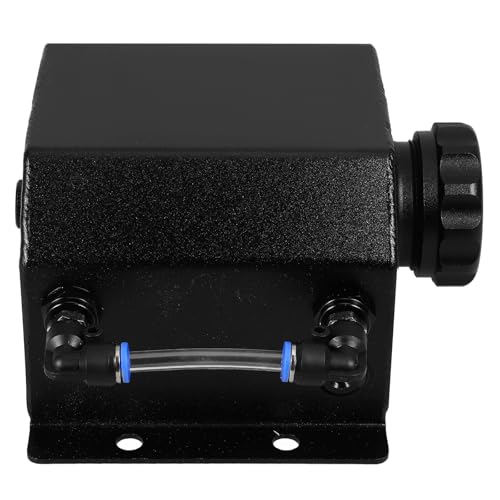 jojofuny Recipiente Colector de Aceite Diésel de 1l, Tanque Metálico Cuadrado Profesional Diseño para Varios Modelos de Coche