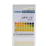 Stanaway pH Test Strips, Universal Full Range More Widely pH Paper From 0 to 14, 100 Strips