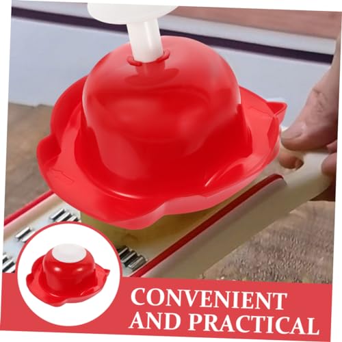 Protectores de manos para mandolina Healifty rojo miniatura 7