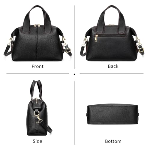 Sac à main élégant pour femme grand format mode décontractée noire