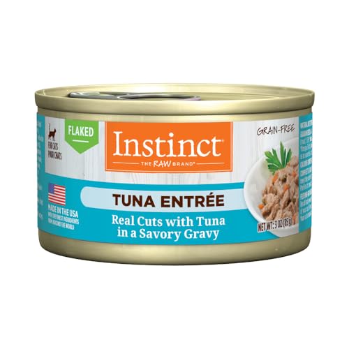 Instinct Flaked Entrée Wet Canned Cat Food - Tuna, 3 oz. Cans (Pack of 24)
