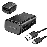 Fast Charger with USB Type C 4FT(1.2m) Cable & OTG Adapter for Samsung Galaxy S9/S9 Plus/S8/S8 Plus/S10/S10e/S10 Plus/Note 8/Note 9/A01/A21/A32 5G/A41/A42 5G/A60/A8/A60/A8s/A51 5G UW