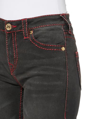 True Religion Women Big T Becca Denim Bootcut Fit MID Rise Jeans - Juliette Color3