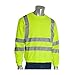 ANSI Type R Class 3 Crew Neck Sweatshirt 323-CNSSELY-XL, (20)