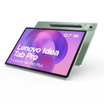 Lenovo Idea Tab Pro – Tablet 12.7" 3K  MediaTek Dimensity 8300  8 GB RAM  256 GB UFS 4.0  144 Hz  Wi-Fi 6E  Bluetooth 5.3  Android 14  Verde - Incluye Pen
