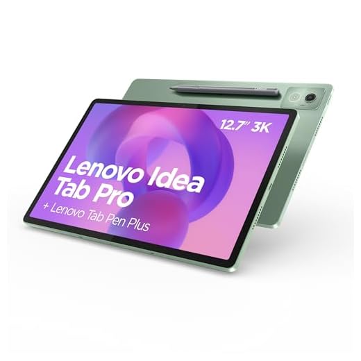 Lenovo Idea Tab Pro Tablet 12.7" 3K (MediaTek Dimensity 8300, 8GB RAM, 256GB UFS 4.0, 144Hz, Wi-Fi 6E, Bluetooth 5.3, Android 14), verde con penna
