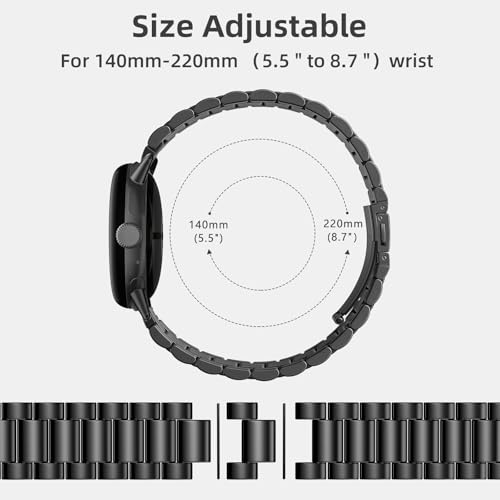 Correa metálica compatible Pixel Watch 2 de acero inoxidable miniatura 6