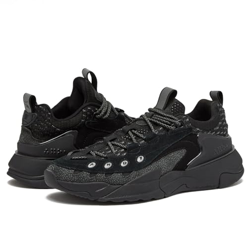 AND1 Marauder Men’s Basketball Shoes, Casual Low Top Basketball Sneakers - Black, 9.5 Medium