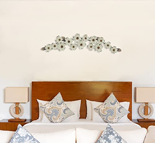 T.i. Design Dogwood Swag Handmade Metal Wall Decor #TOP3