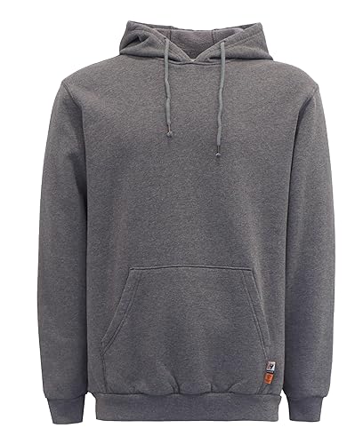 Image of VATRENUS FR Hoodies for Men Pullover 10.5oz Cotton Fleece Flame Resistant Jacket Fire Retardant Welding Sweatshirt