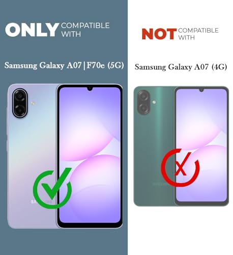 Image of Jkobi Strap Back Case Cover for Samsung Galaxy A07 5G | F70e 5G (3D Embossed Figures | Strap Holder | 360* Soft Cushion with Camera Bump)
